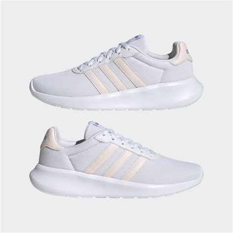 Kids White adidas Lite Racer Shoes (Age 0